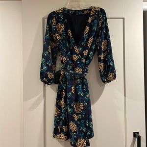 J. Crew Floral Wrap dress
